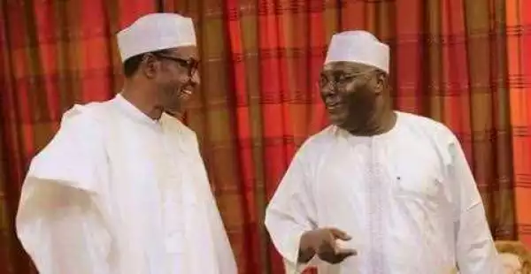 Pres Buhari felicitates with Atiku Abubakar, welcomes him to the 70s club